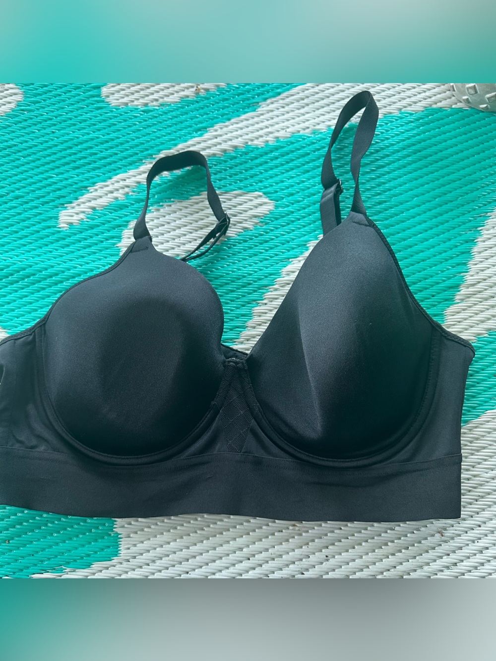 Bali Black Molded T-Shirt Bra 36c